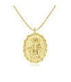 Mother Mary Pattern Silver Necklaces SPE-3822